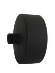 Заглушка с конденсатоотводом КПД (черная), 0,7 мм, 150 мм